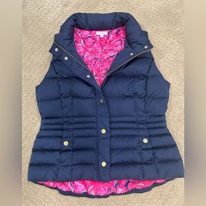 Blue and Pink Lilly Pulitzer Vest Size XL